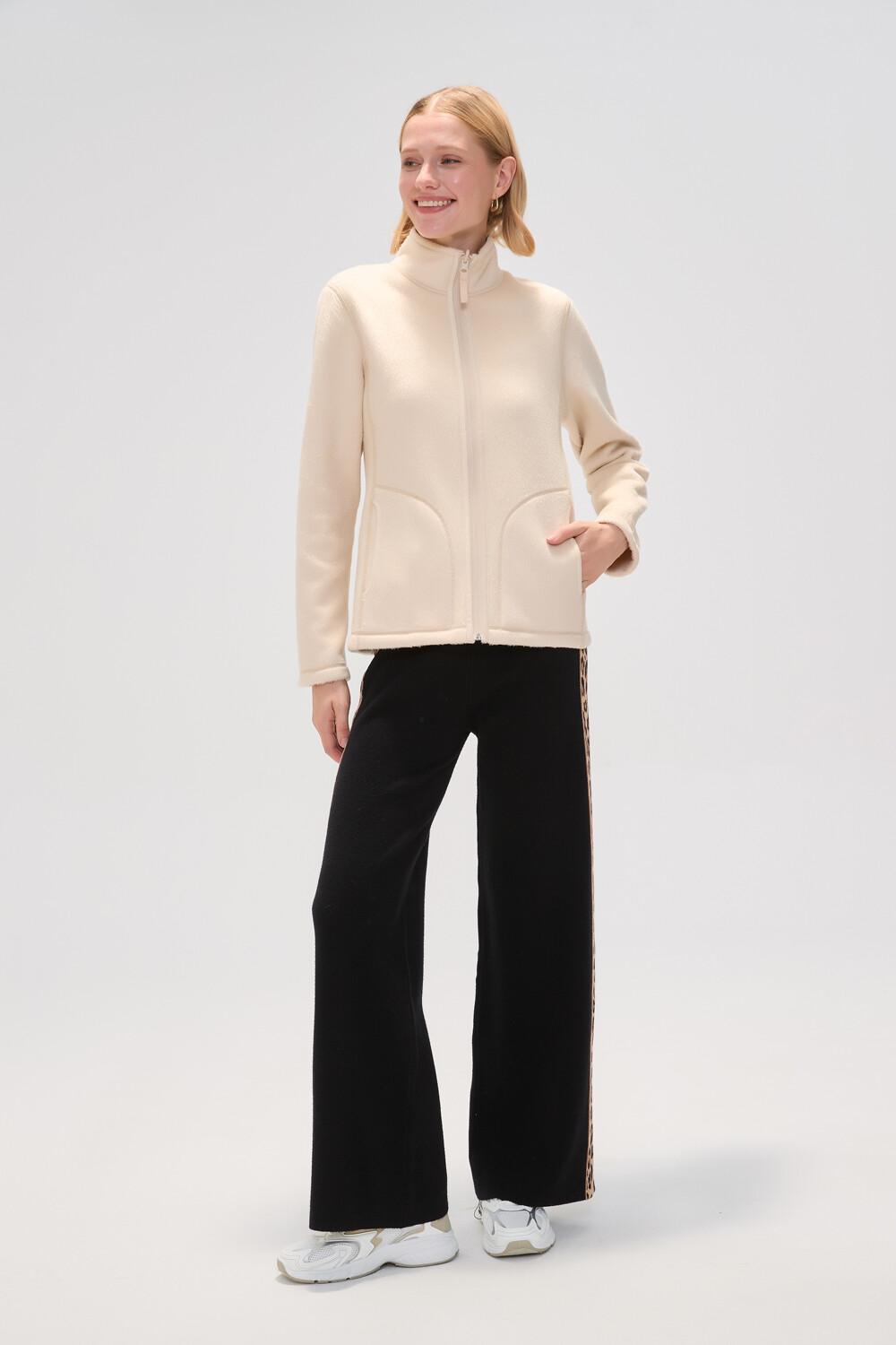 Campera Brich Beige Claro