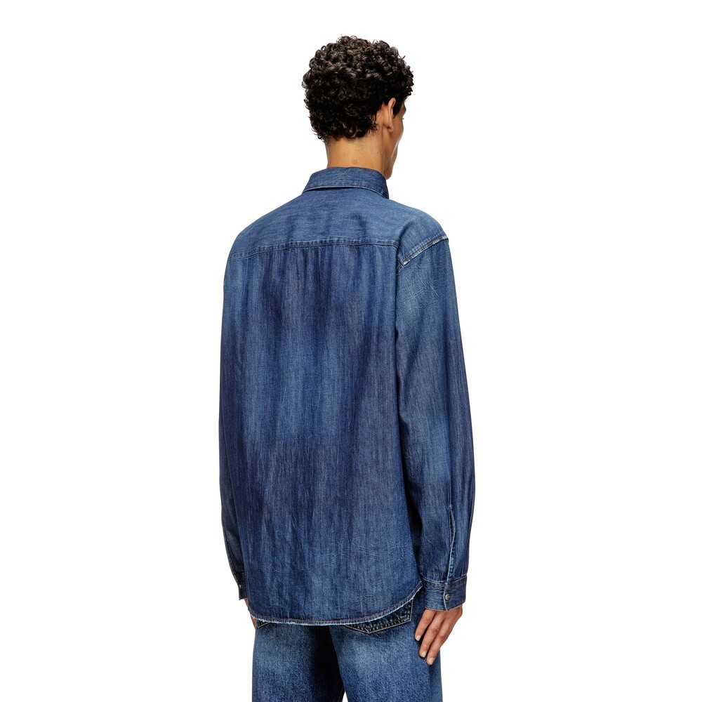 Camisas Urbano Para Hombre D-Simply Shirt Azul Marino