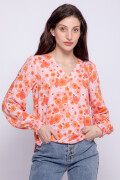 BLUSA AVA Rosa Hibisco