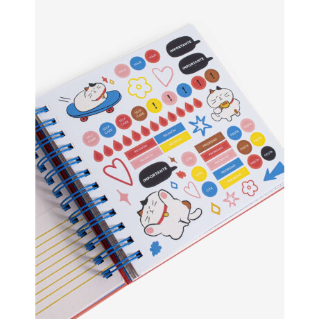 Agenda Diaria 2026 Combinacion Multicolor