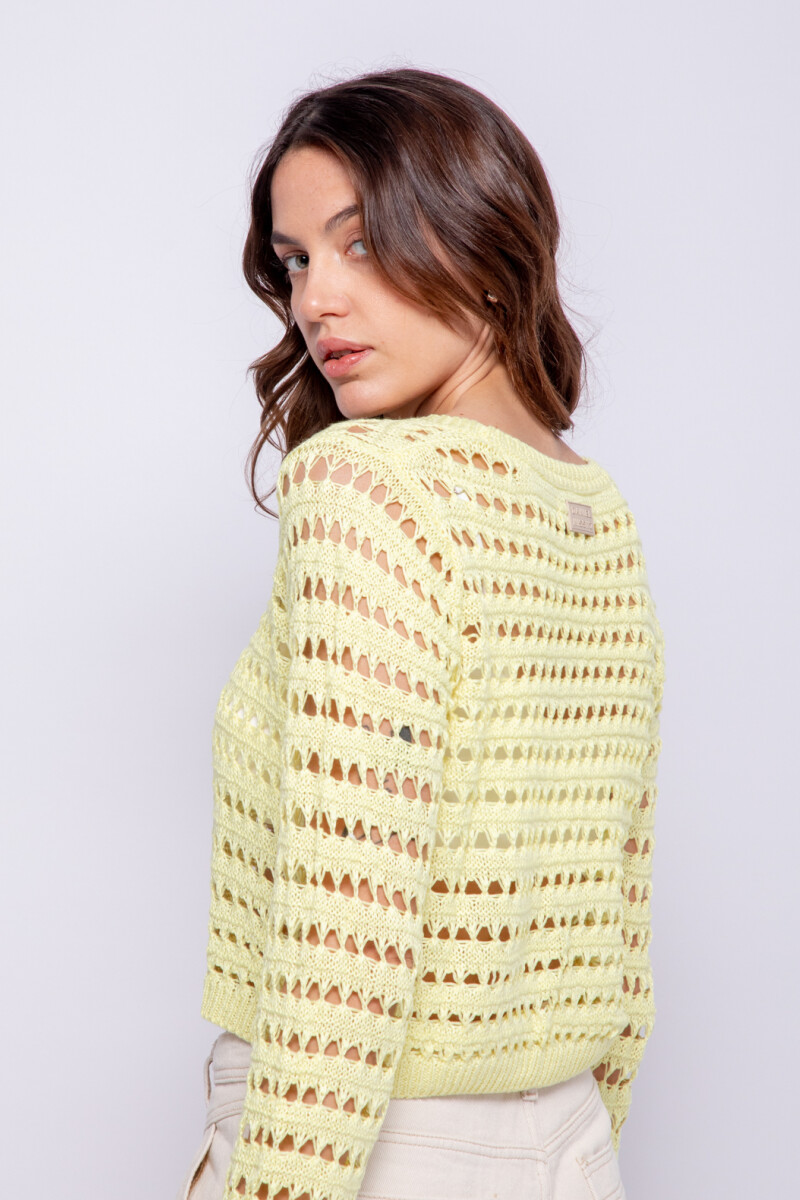 SWEATER PANAMA Lima Pastel