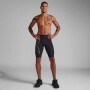 Light Speed Compression <br /> Shorts - Hombre Black/gold Reflective