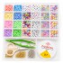 Kit de Cuentas para Pulseras 3600 Piezas Pastel