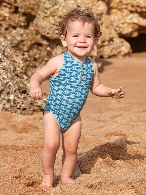 Bañador De Libelulas Verde