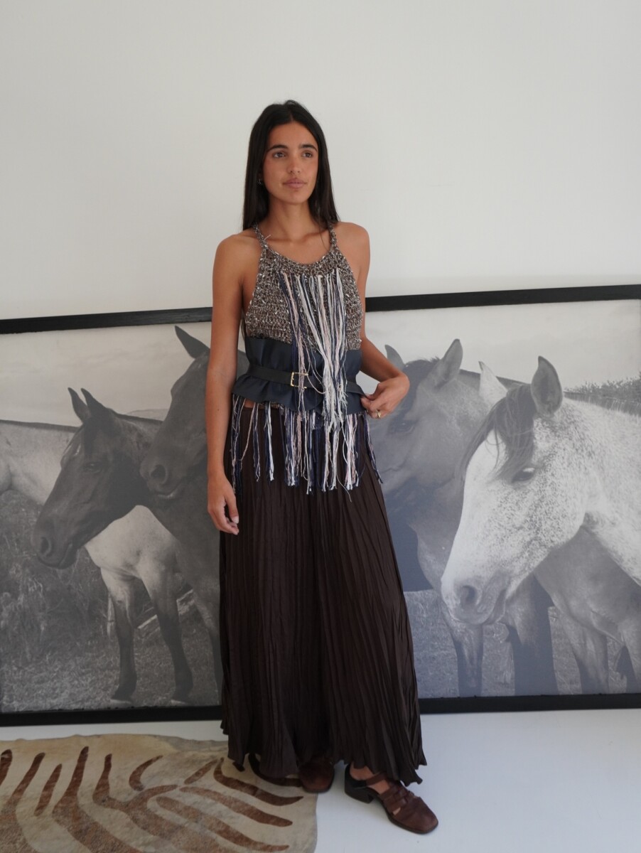 Lagoon Top - Topo / Plateado 