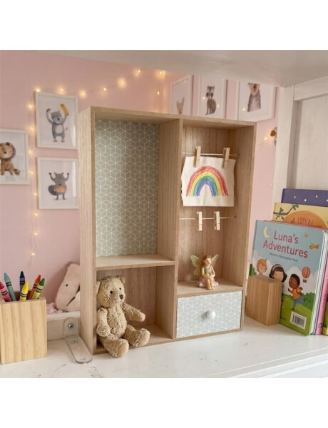 ORGANIZADOR 3 DIVISIONES 1 CAJ MADERA GRIS. 30x10x39.5CM ORGANIZADOR 3 DIVISIONES 1 CAJ MADERA GRIS. 30x10x39.5CM
