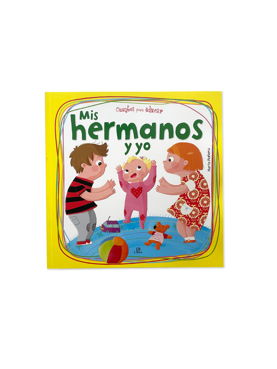 LIBRO MIS HERMANOS Y YO - MULTICOLOR 