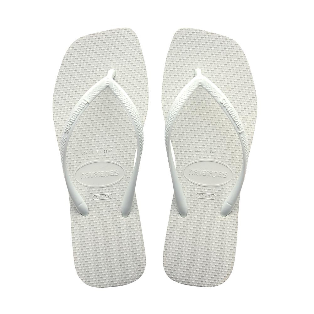 Sandalias Havaianas Slim Square Mujer Blanco