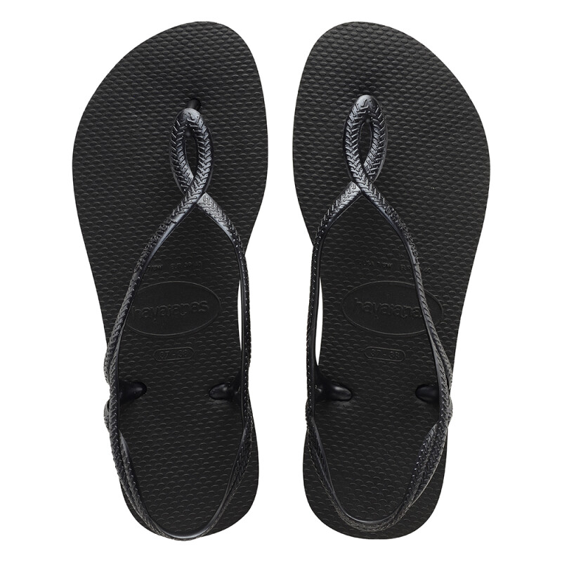 Sandalias Havaianas Luna FC Mujer Negro