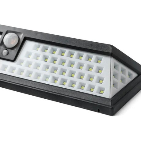 Foco exterior solar Led con sensor de movimiento Negro