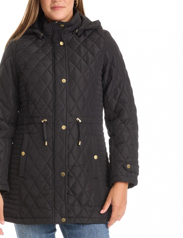 Campera Capitoneada NEGRO