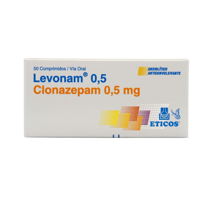 LEVONAM 0.5 MG. CJ X 50 COMPRIMIDOS única