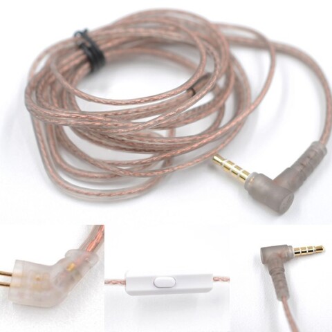 Cable In-ear KZ Profesional pin B con Mic Unica