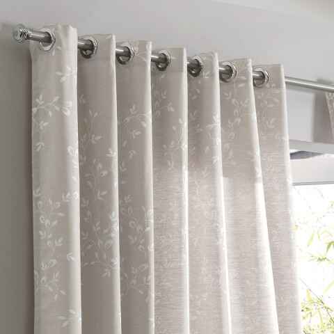 Pack x 2 Cortina Dohler Vivian 180 x 200 cm BEIGE