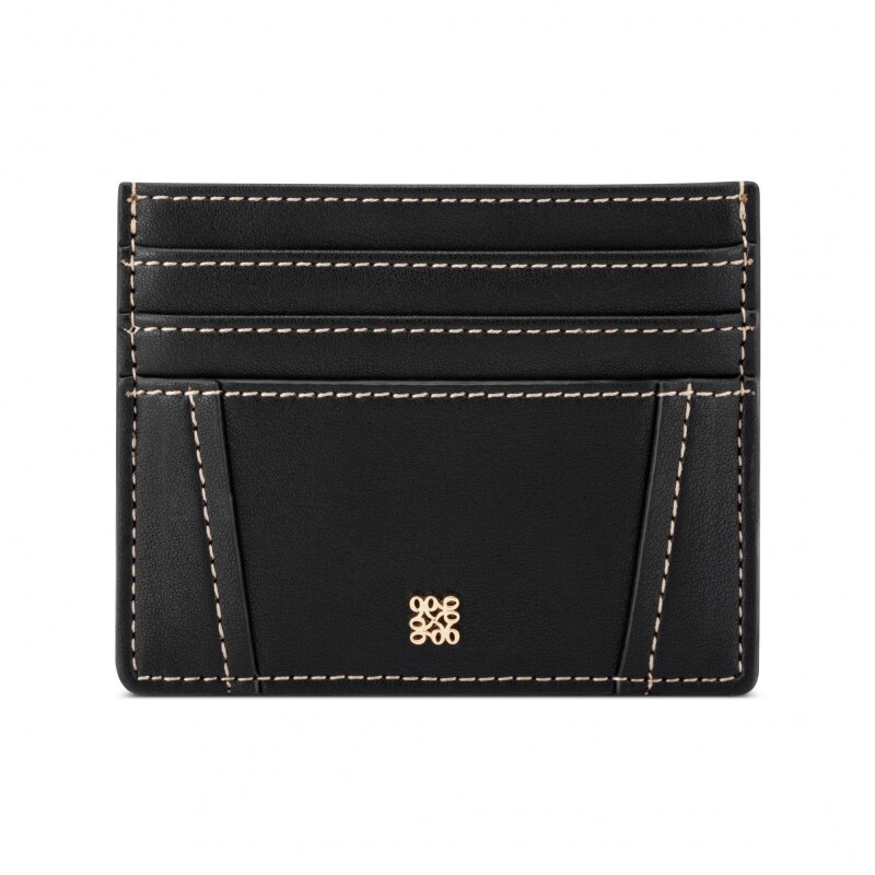 Small Leather Goods Fleura Card Case Black