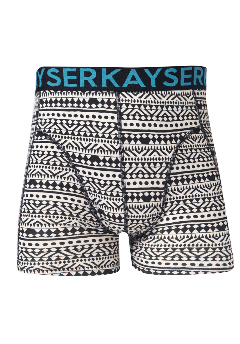 BOXER ALG. LARGO - NEGRO 