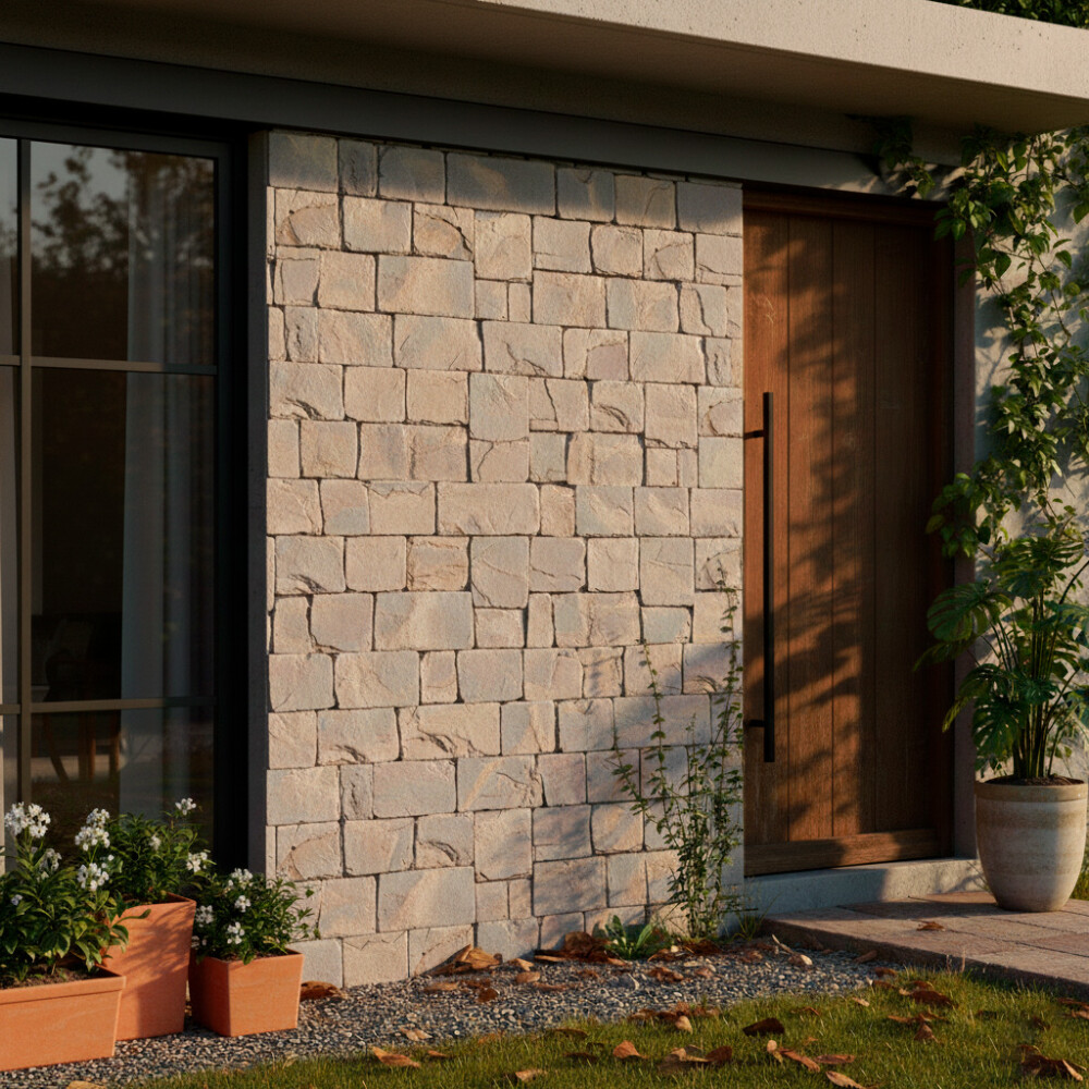 Revestimiento para exterior de poliuretano imitación piedra /  placa de 150x75 Cm Revestimiento Para Exterior De Poliuretano Imitación Piedra /  Placa De 150x75 Cm