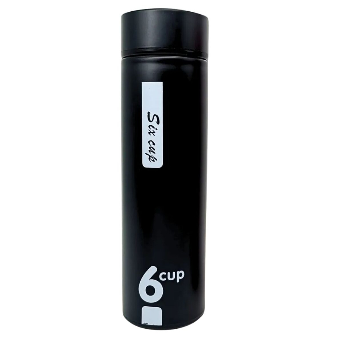 Mini Termo Viajero Con Infusor - NEGRO 