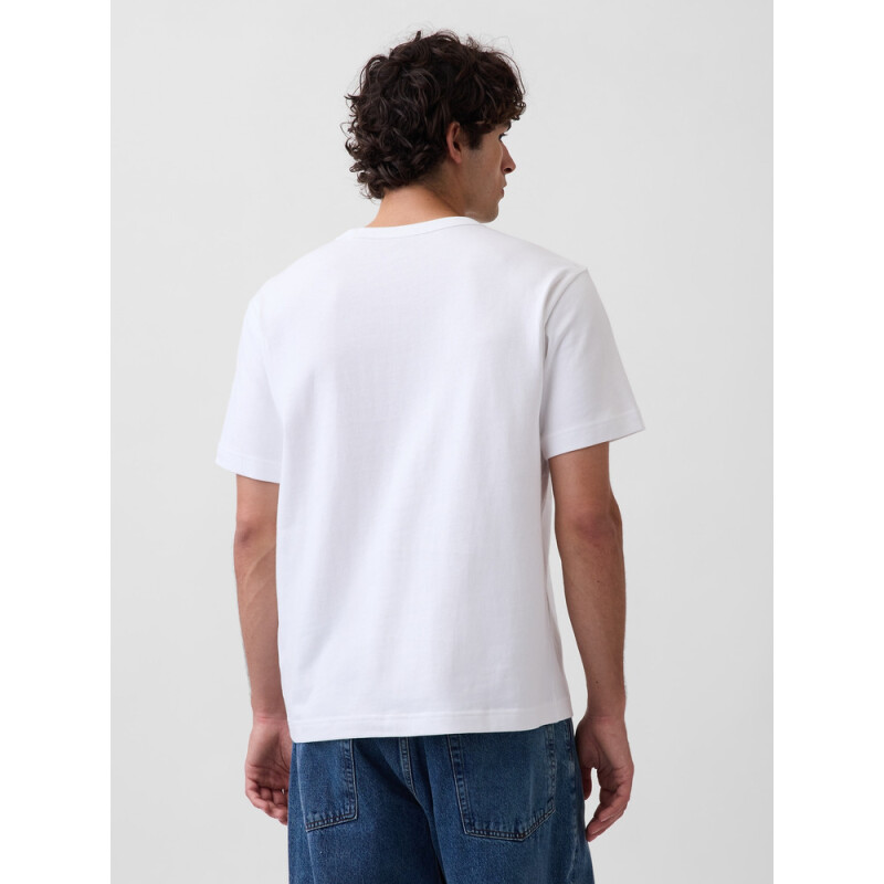 SS HVY CORP LOGO OPTIC WHITE V6