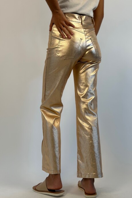 PANTALON AMARANTO DORADO