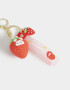 Llavero Lúdico Llavero Y Charm Con Frutillita - Rojo Frutilla
