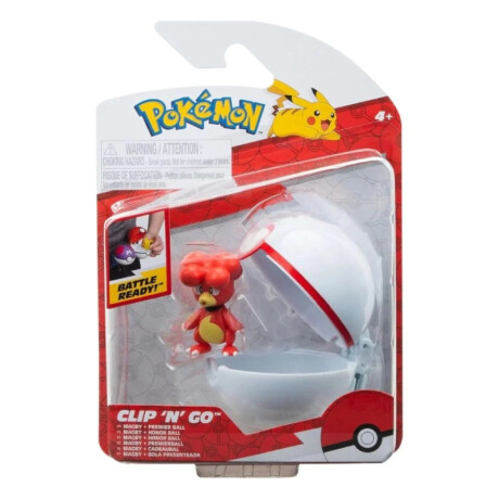 Figura Pokémon Clip 'N' Go - Magby y Premier Ball Figura Pokémon Clip 'N' Go - Magby y Premier Ball