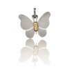 Dije Colgante Mariposa-Plata 925 y Oro-Sin Piedra-CP5095 sinpiedra