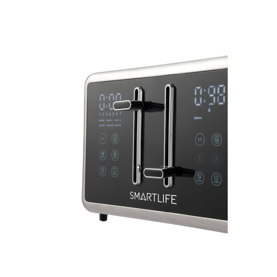 Tostadora Led Touch 4 Tostadas SMARTLIFE SL-TOD1520 Tostadora Led Touch 4 Tostadas SMARTLIFE SL-TOD1520