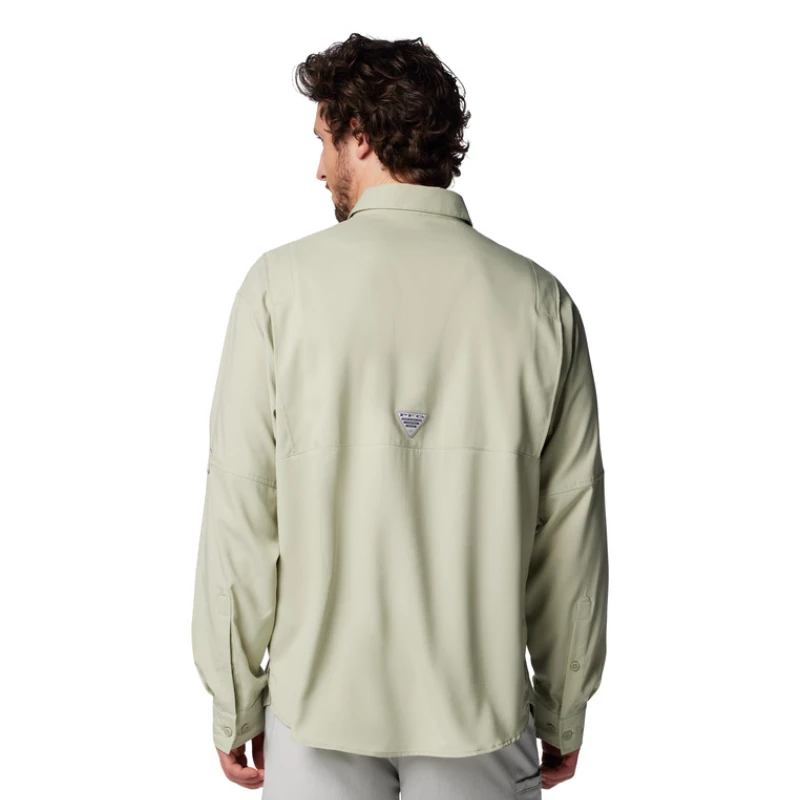 M Tamiami II LS Shirt - Collegiate Navy Smokey Sage