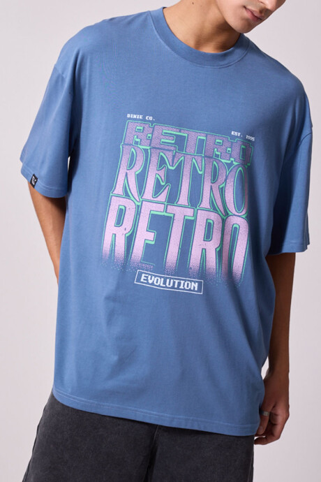 T-SHIRT MOYA DIXIE Azul Piedra