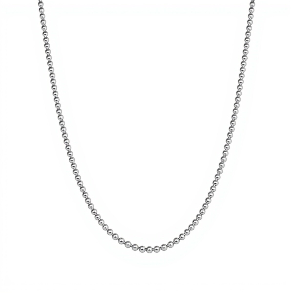 Cadena Bolitas - Plata 925 - Sin Piedra - CD3429 - sinpiedra 