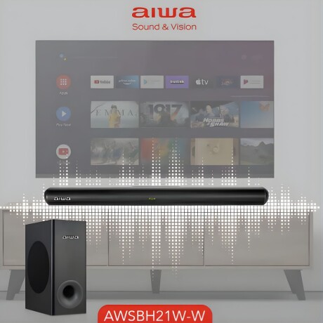 Barra De Sonido Aiwa Con Subwoofer Modelo Aw-sbh21ww Barra De Sonido Aiwa Con Subwoofer Modelo Aw-sbh21ww