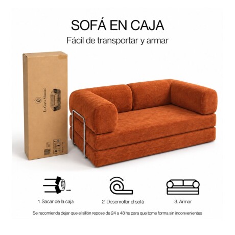 Sillón Cama 2 Cuerpos CloudNest Naranja