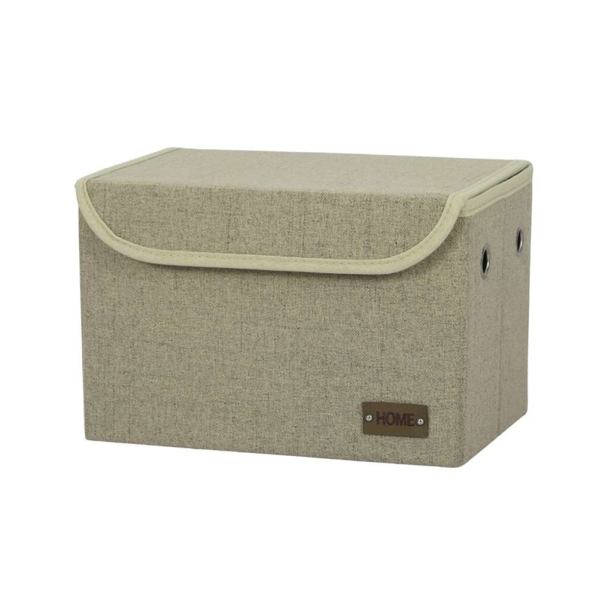Caja Organizador Rec C/Tapa 30X20Xh20Cm Tela - Beige 
