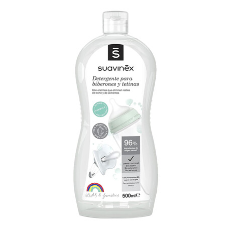 Pack Suavinex 2 Detergentes + Mamadera 270Ml Tetina Redonda Lila