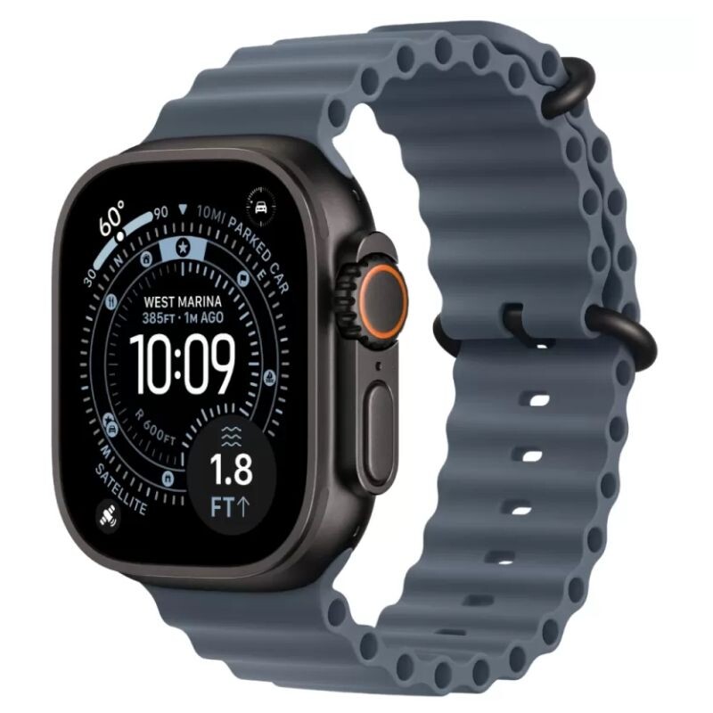 Apple Watch Ultra 3 49mm Black Ti Black Ocean Band MF254LW/A Apple Watch Ultra 3 49mm Black Ti Black Ocean Band MF254LW/A