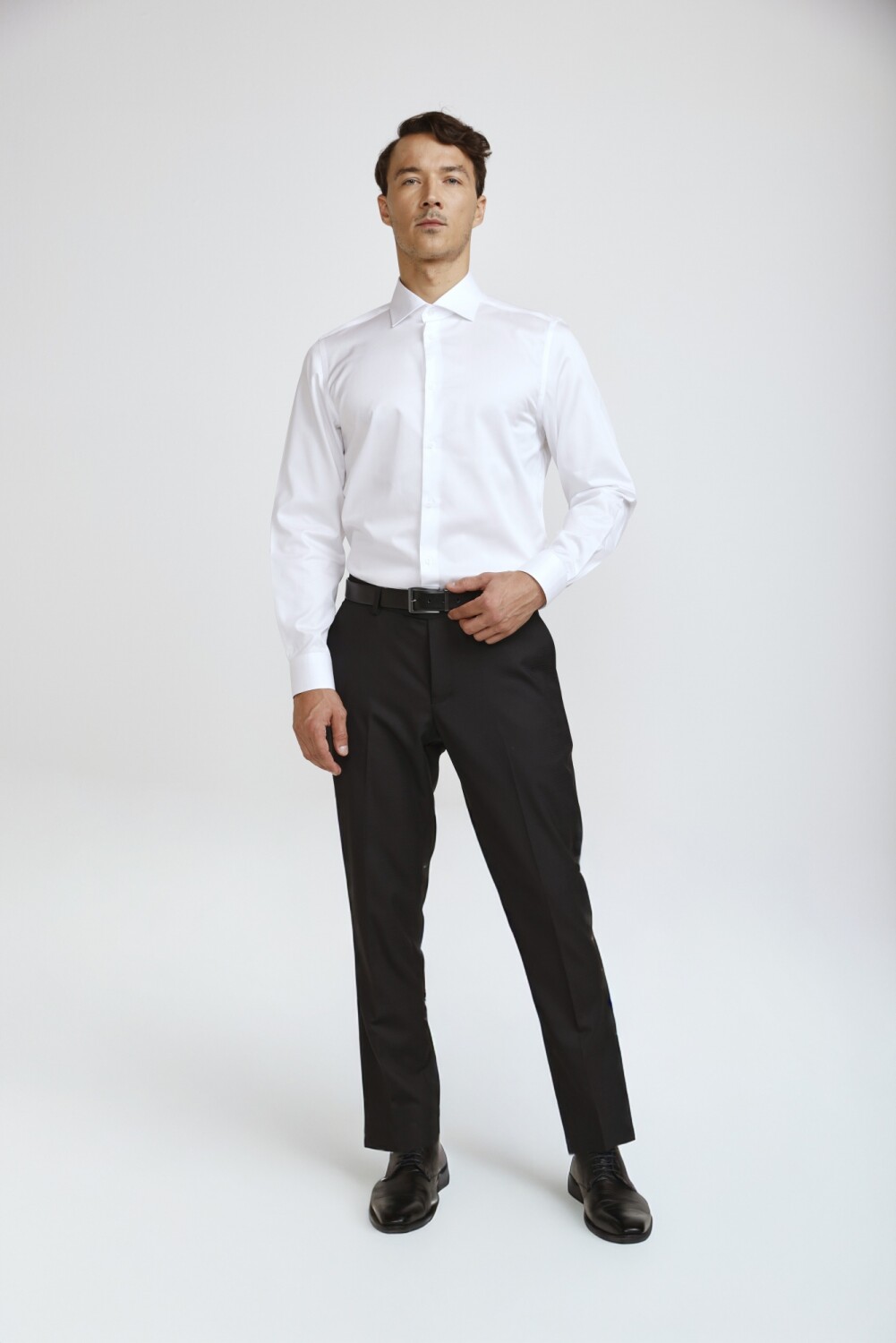 Camisa Guarnieri Premium - BLANCO LISO — ALTOCONCEPTO
