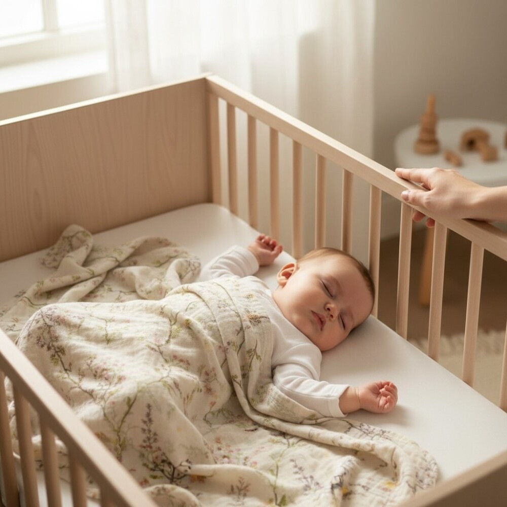 Set x3 muselinas 75x75 swaddle KIKKABOO secret garden beige