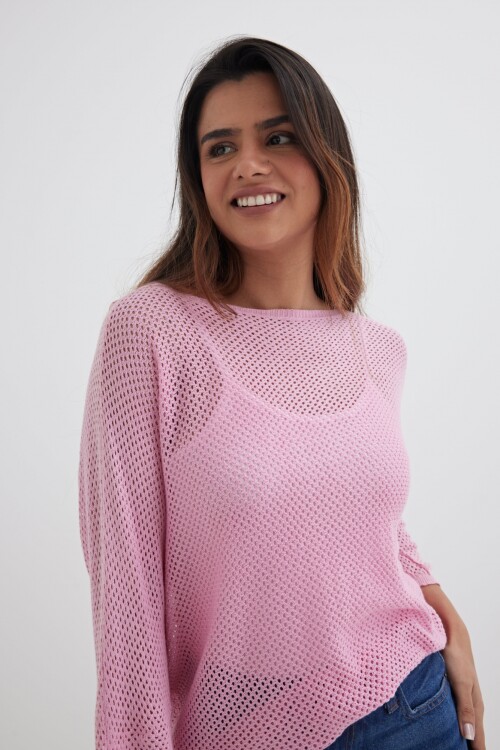 Sweater calado ROSA