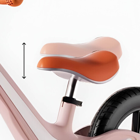 Bicicleta De Equilibrio Sin Pedales C/Luz R10 Niños Rosa