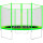 Cama Elástica Trampolín 183+ Cobertor + Red Colores Verde