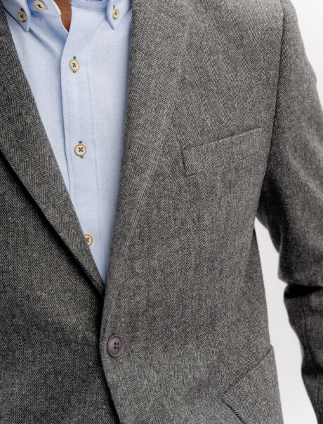 Saco de paño gris-D2