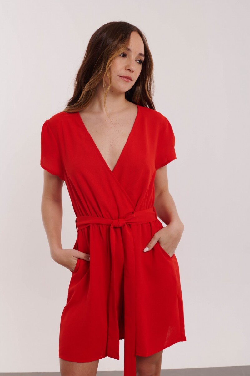 MONO AFRA ROJO