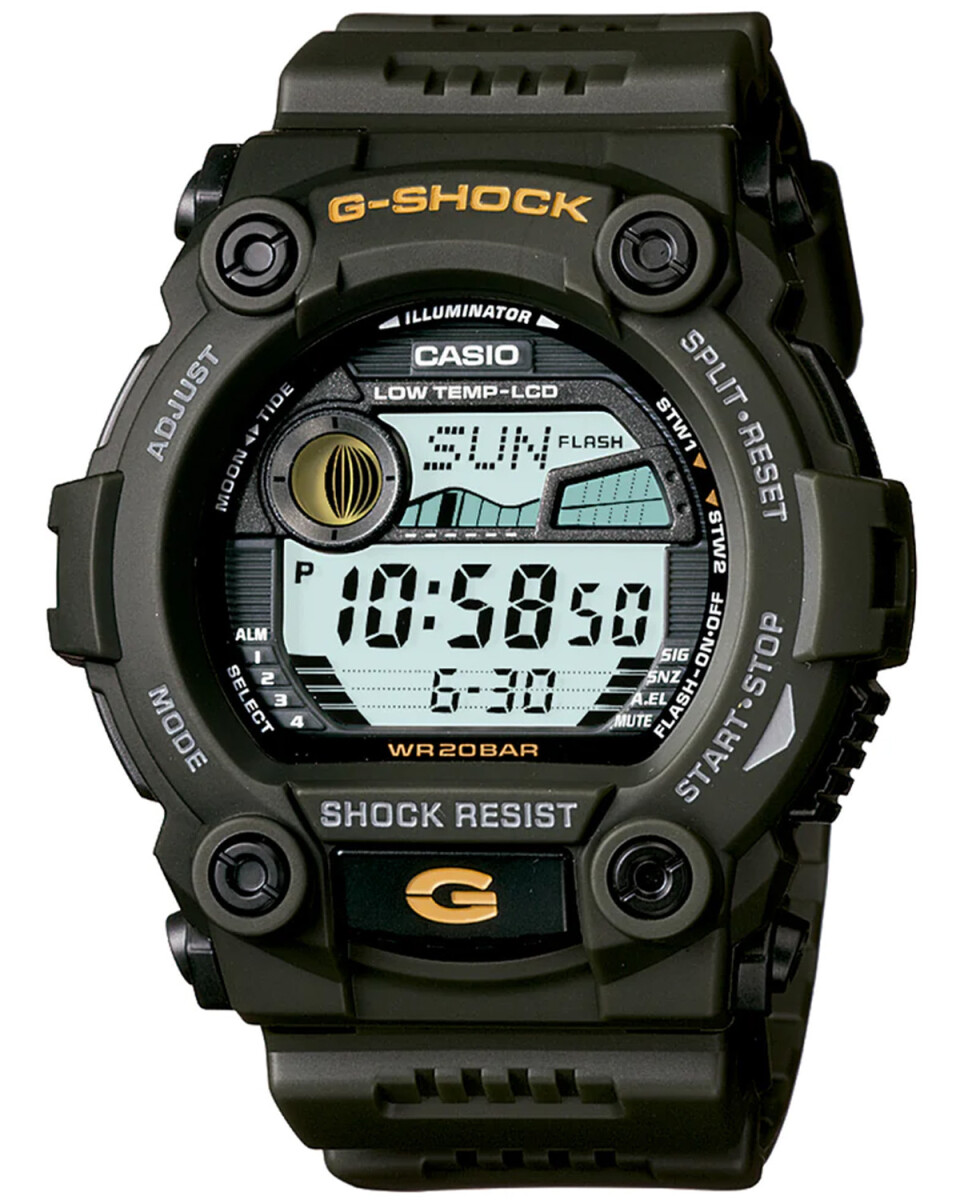 Reloj Digital Multifunción Casio G-Shock G-7900 Super Resistente - Verde 