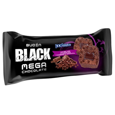 BUDIN RELL PORTEZUELO MARMO RELL D LECHE 240GRS Black Mega Chocolate