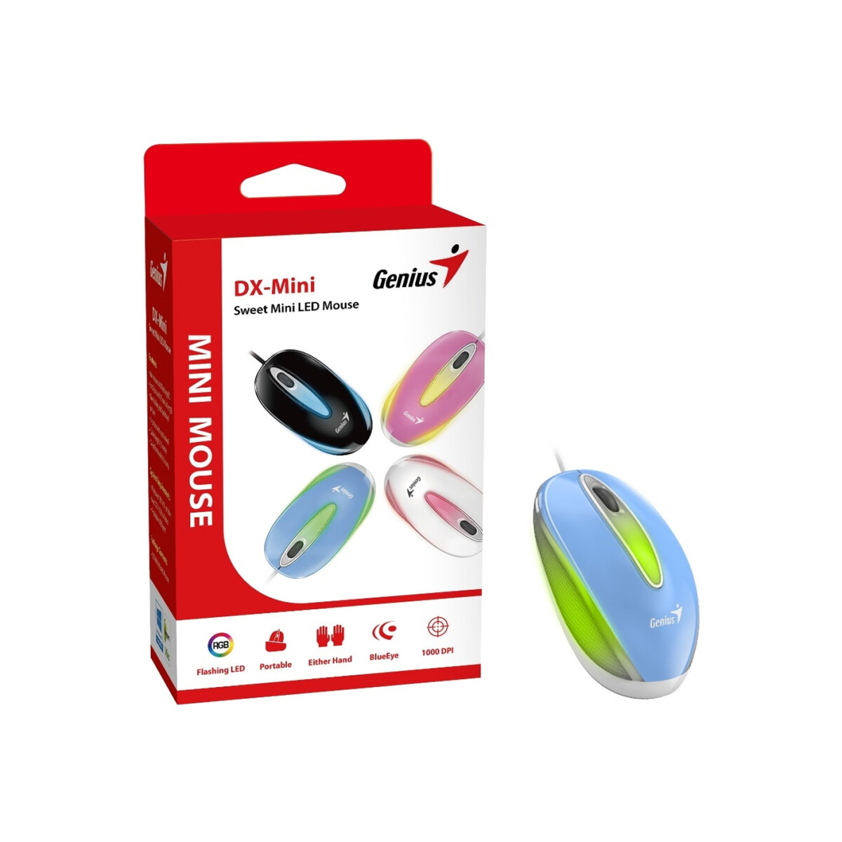 Mouse Genius DX-mini LED RGB 