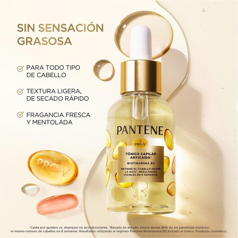 Tónico Pantene Biotinamina B3 Anticaída 60 Ml. Tónico Pantene Biotinamina B3 Anticaída 60 Ml.
