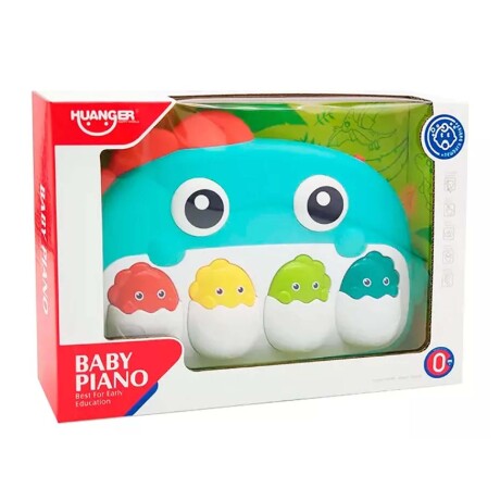 Piano Órgano Musical Sonidos Juguete Cuna Coche Bebé Huanger Celeste