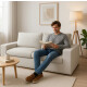 Sillón Sofá Living 2 Cuerpos Litus Compactado En Caja Sillón Sofá Living 2 Cuerpos Litus Compactado En Caja