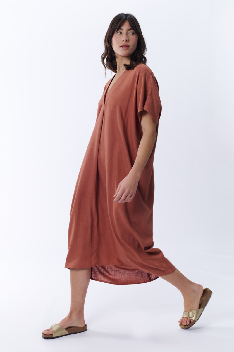 Vestido oversize Canela